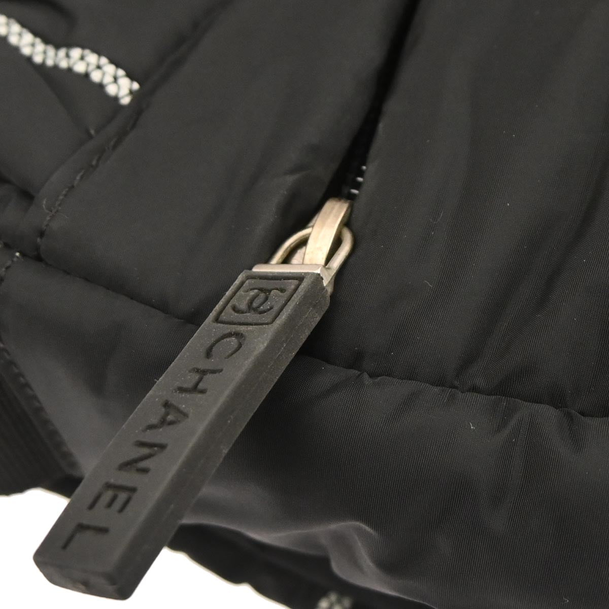 Chanel Black Nylon Sport Line Shoulder Bag