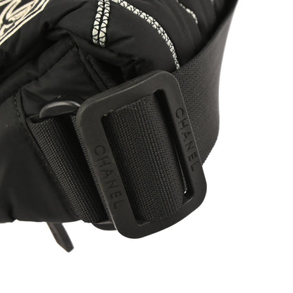 Chanel Black Nylon Sport Line Shoulder Bag