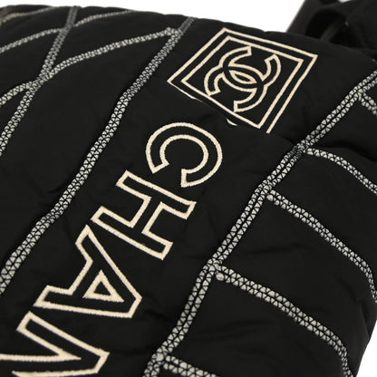 Chanel Black Nylon Sport Line Shoulder Bag