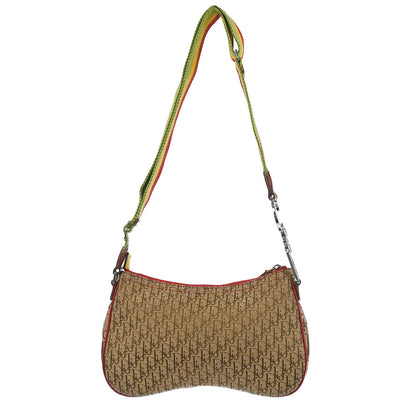 Christian Dior Rasta-Color Trotter Saddle Shoulder Bag