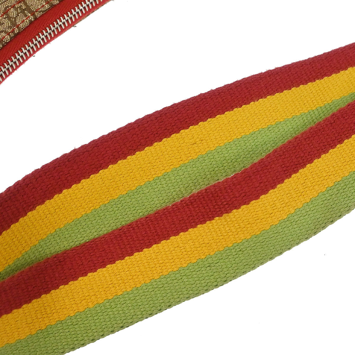 Christian Dior Rasta-Color Trotter Saddle Shoulder Bag
