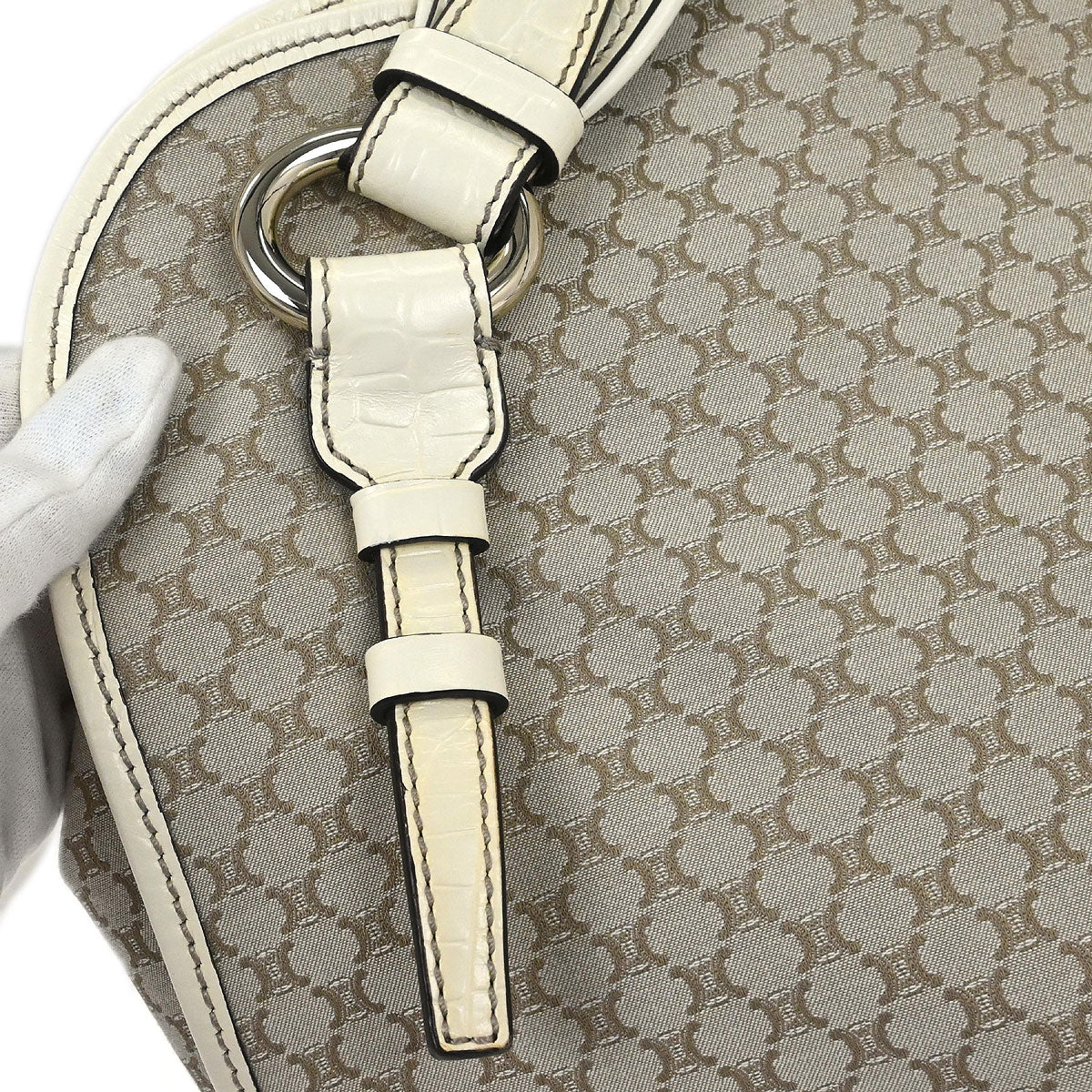 Celine * Beige Bittersweet Macadam Handbag