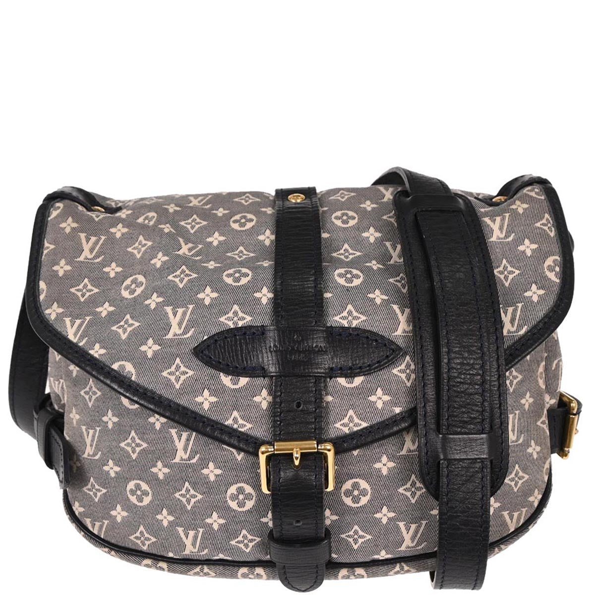 Louis Vuitton 2012 Gray Monogram Idylle Saumur PM Shoulder Bag M40666