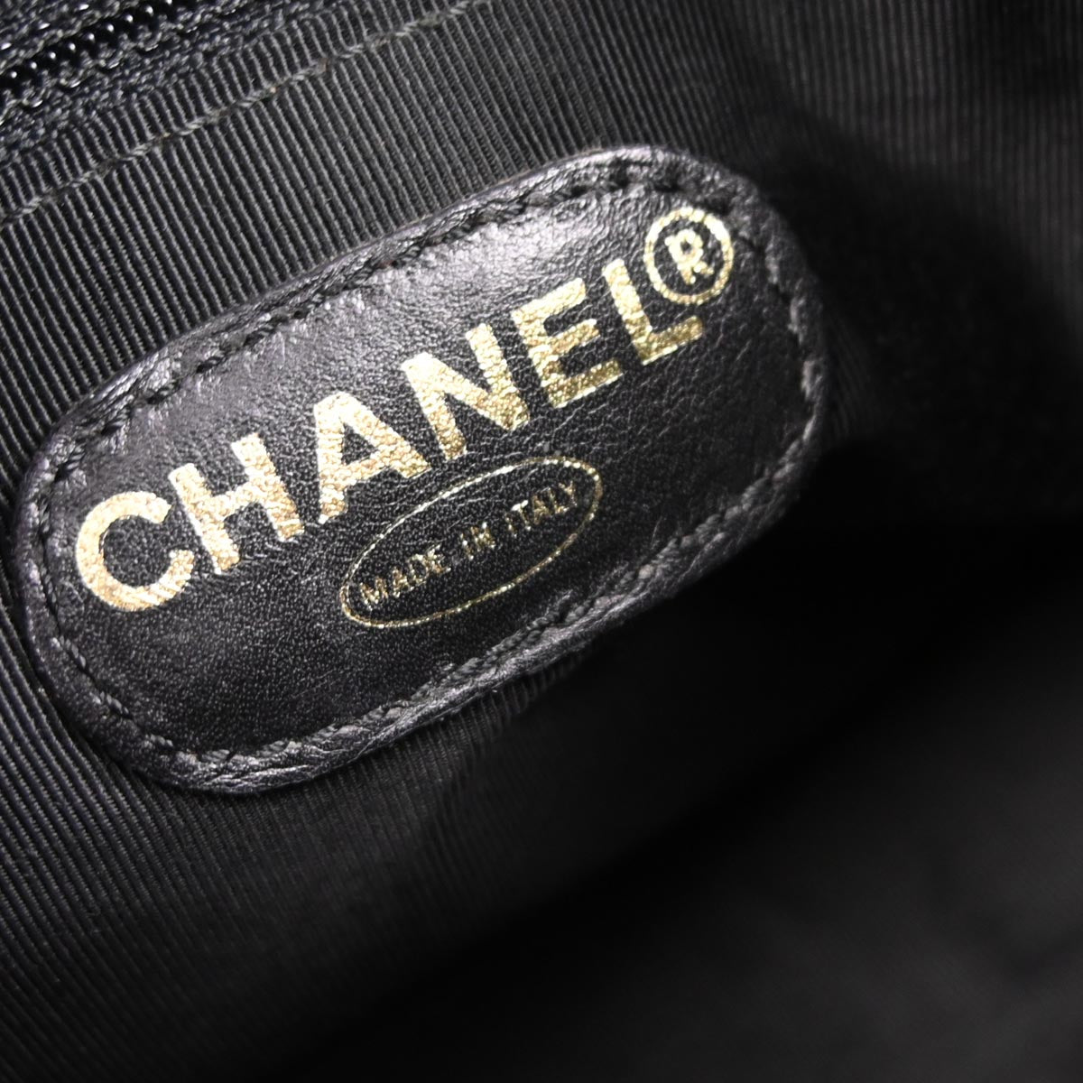 Chanel 1997-1999 Black Caviar Skin Handbag