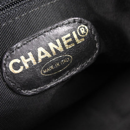 Chanel 1997-1999 Black Caviar Skin Handbag