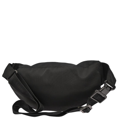 Chanel 2002-2003 Black Canvas Sport Line Waist Bum Bag