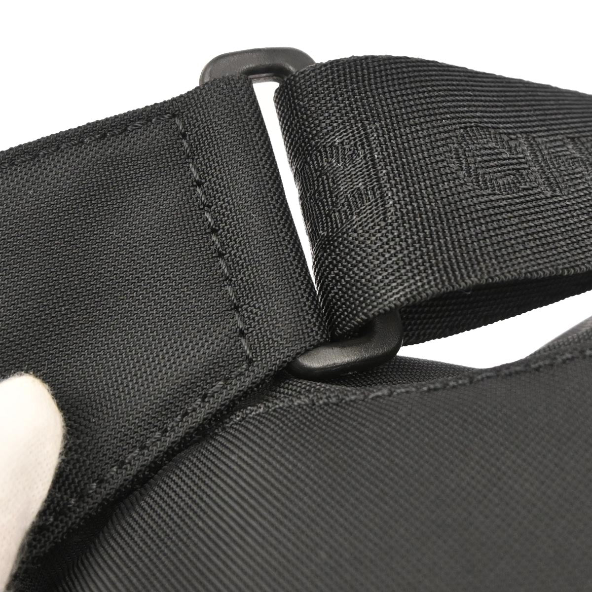 Chanel 2002-2003 Black Canvas Sport Line Waist Bum Bag