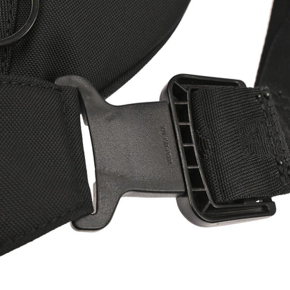 Chanel 2002-2003 Black Canvas Sport Line Waist Bum Bag