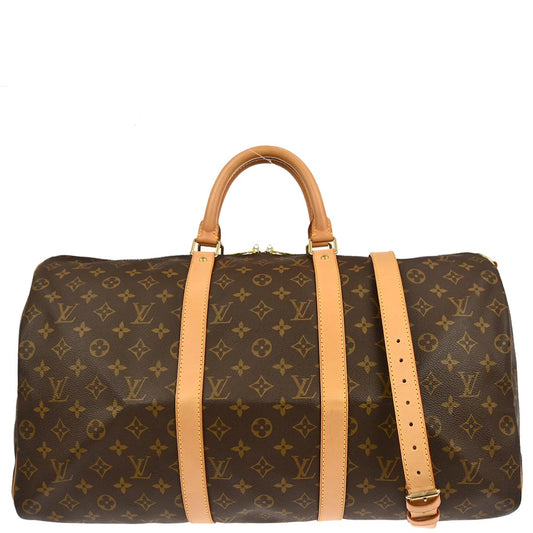 Louis Vuitton Monogram Keepall Bandouliere 50 Duffle Bag M41416