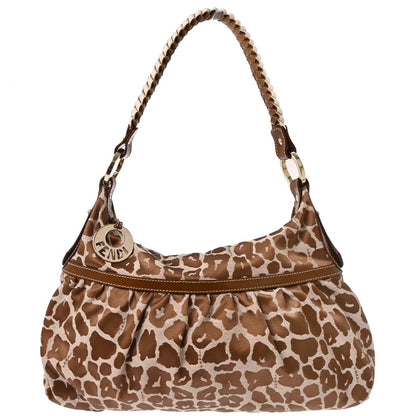 Fendi Brown Leopard Print Handbag