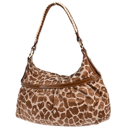 Fendi Brown Leopard Print Handbag