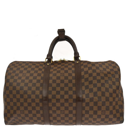 Louis Vuitton Damier Keepall 50 Travel Duffle Handbag N41427