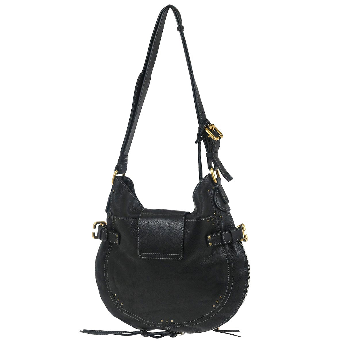 Chloe Black Paddington Hobo Shoulder Bag