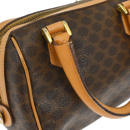 Celine Brown Macadam 2way Shoulder Handbag