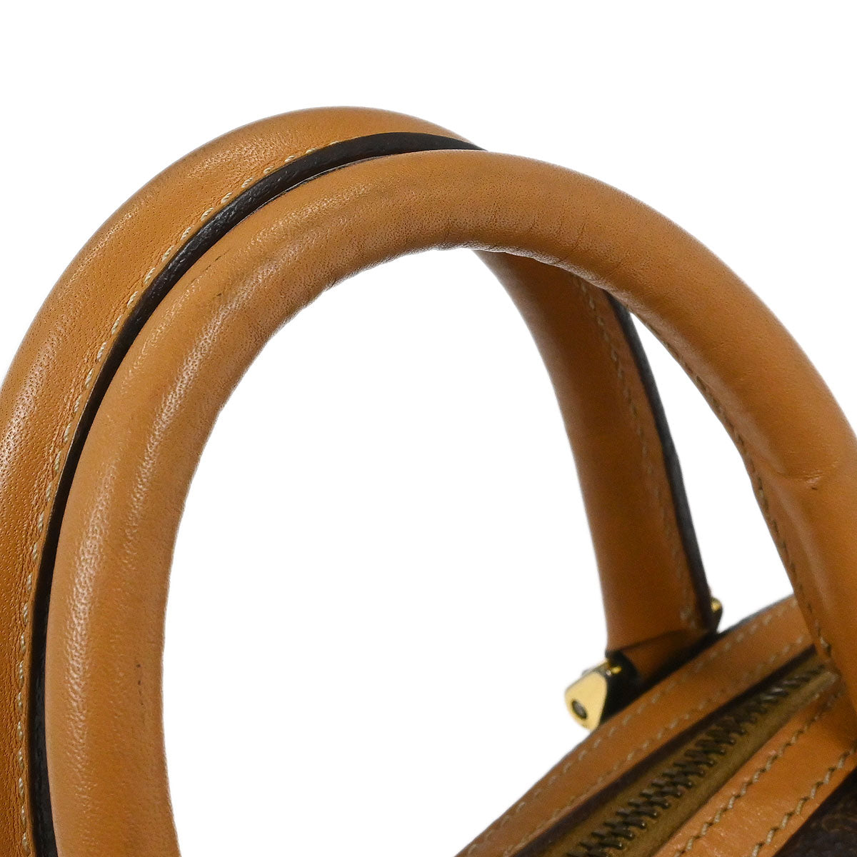 Celine Brown Macadam 2way Shoulder Handbag