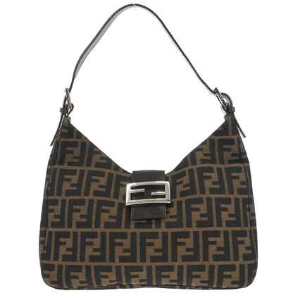 Fendi Brown Canvas Zucca Handbag