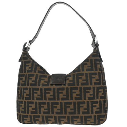 Fendi Brown Canvas Zucca Handbag