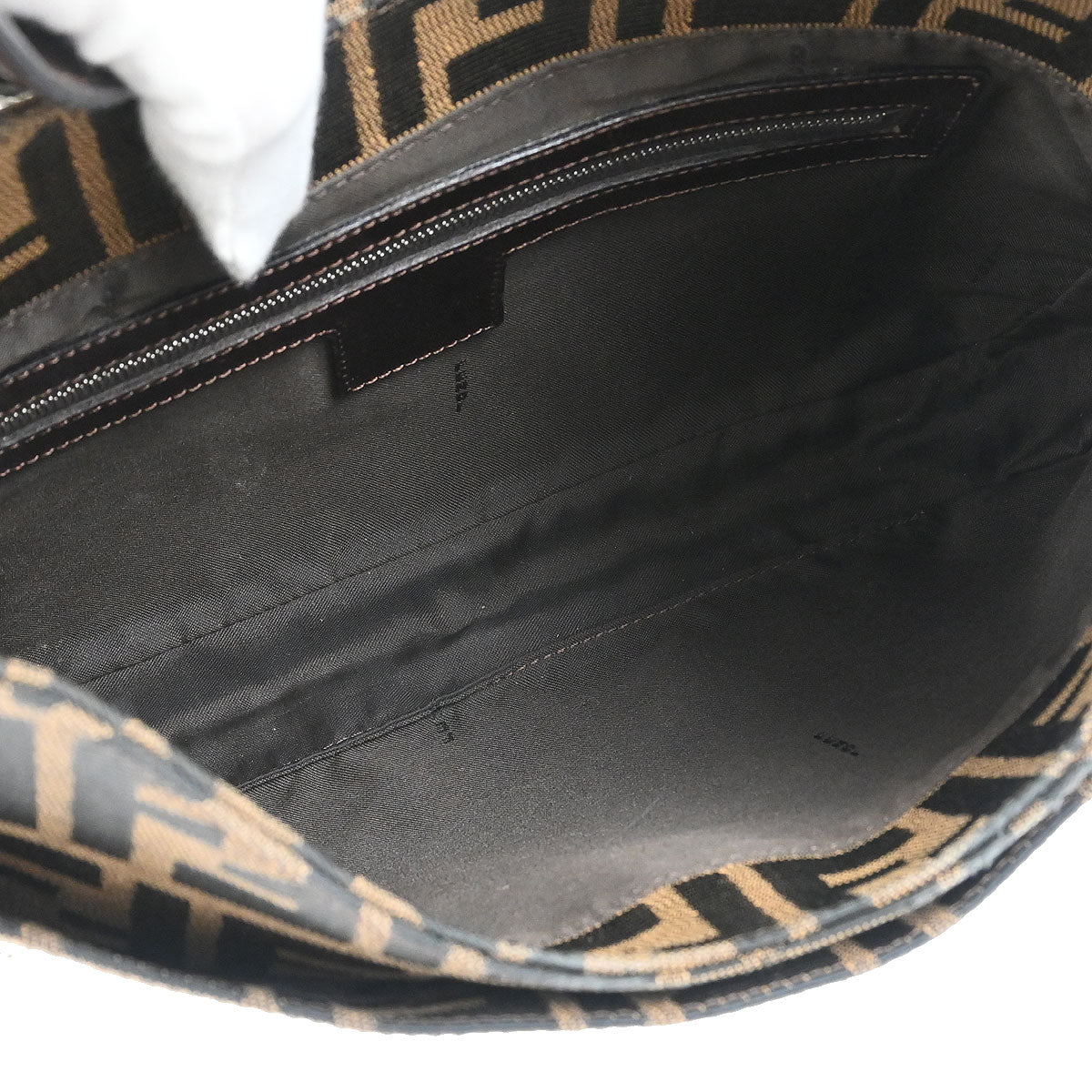 Fendi Brown Canvas Zucca Handbag