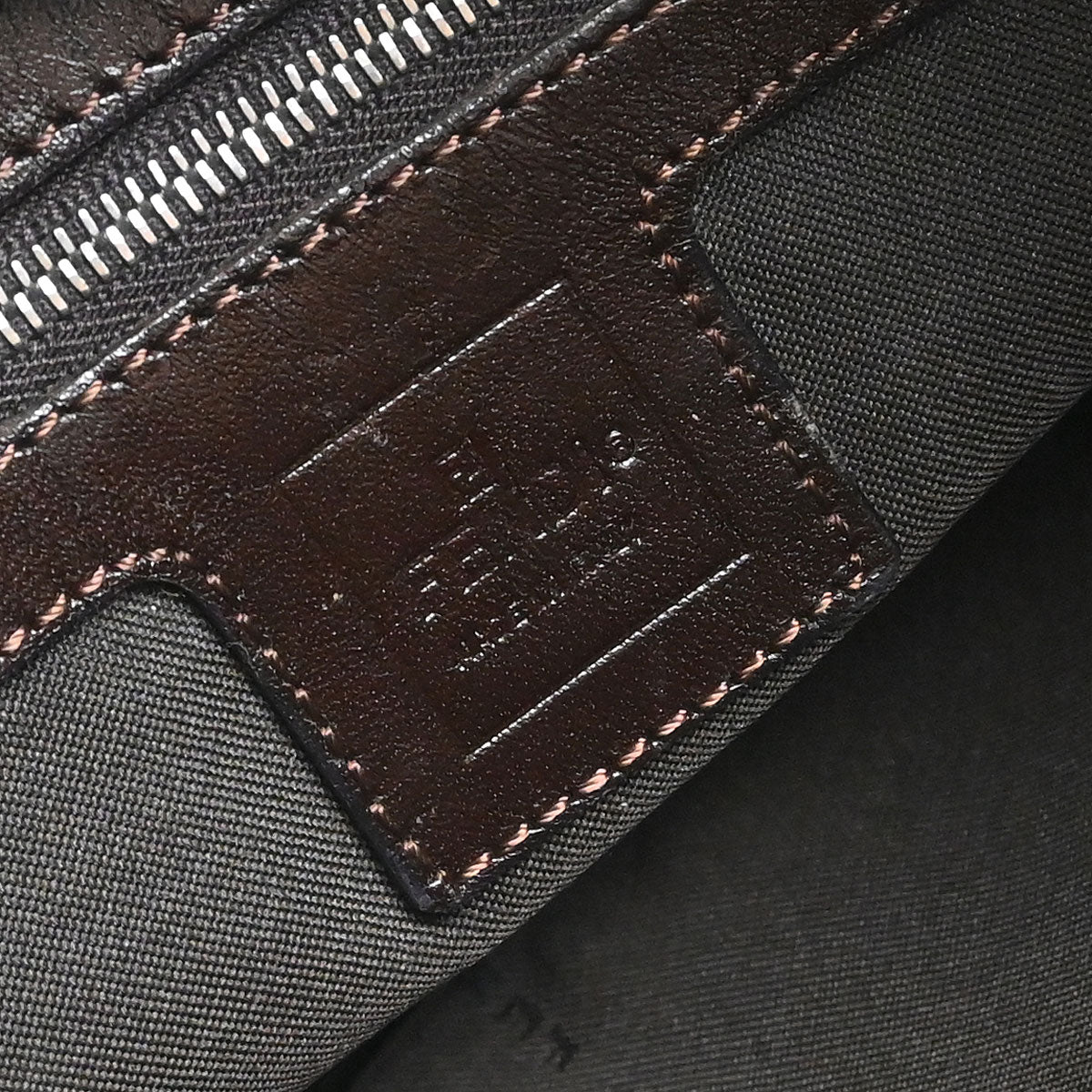 Fendi Brown Canvas Zucca Handbag