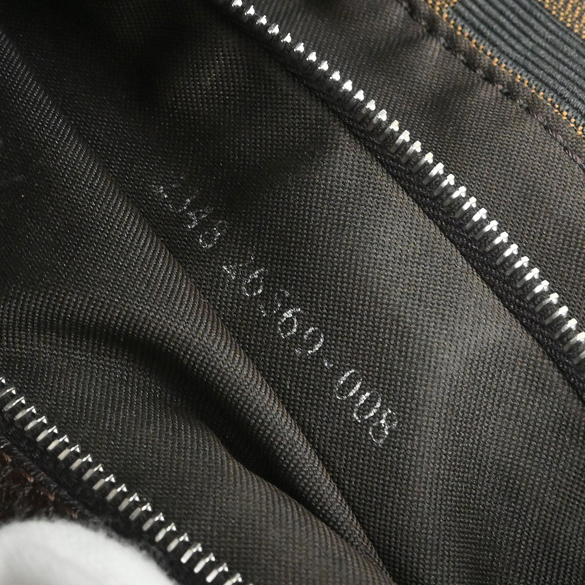 Fendi Brown Canvas Zucca Handbag