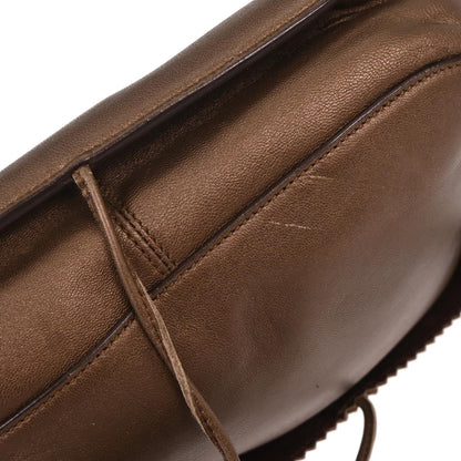 Loewe Brown Sheepskin Flamenco Shoulder Bag