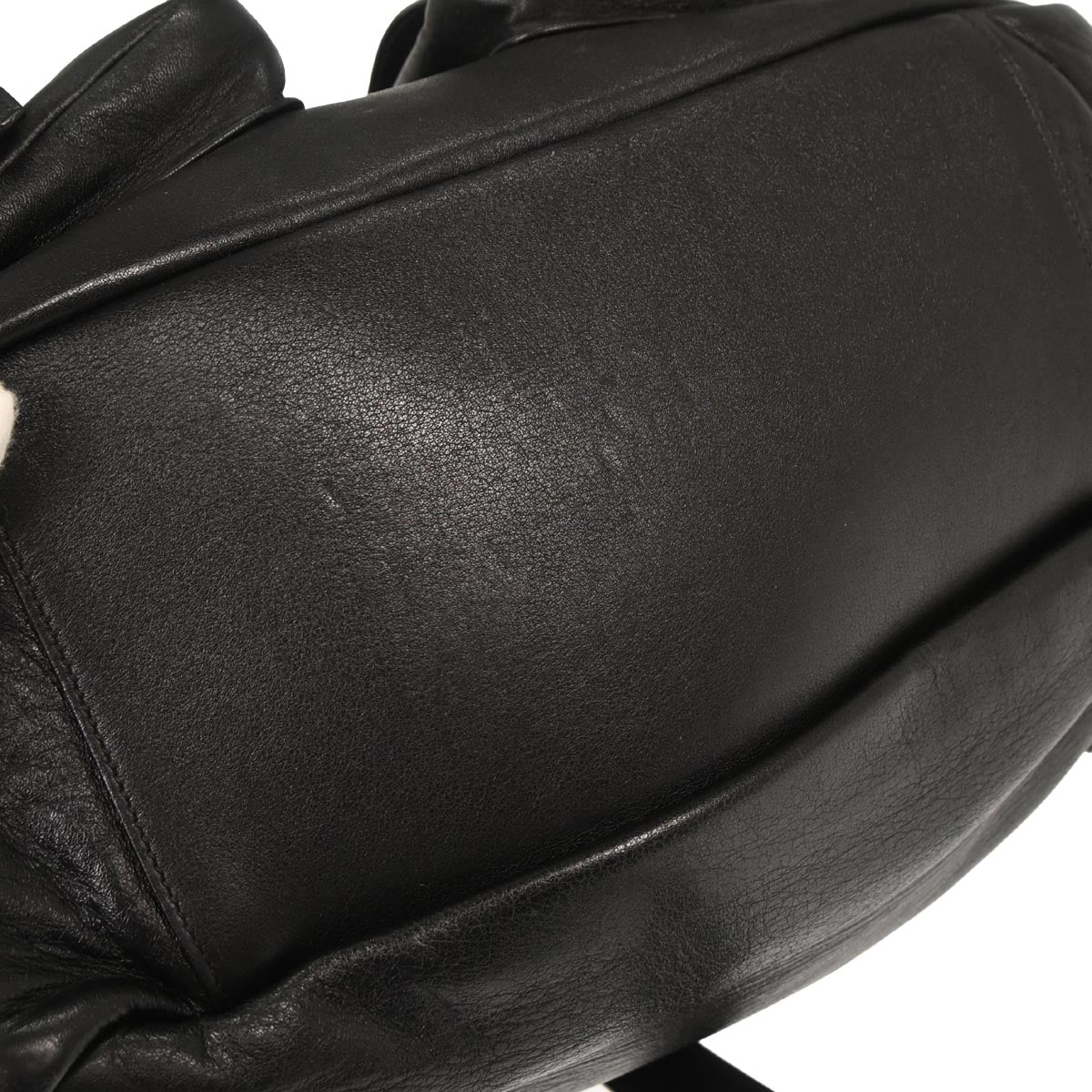 Saint Laurent Black Fringe Festival Backpack