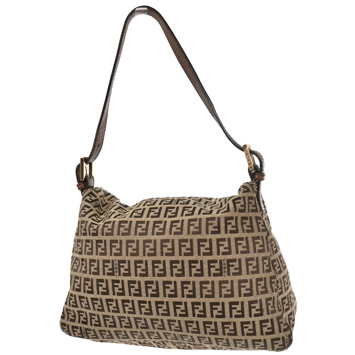 Fendi Beige Zucchino Mamma Baguette Handbag