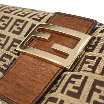 Fendi Beige Zucchino Mamma Baguette Handbag