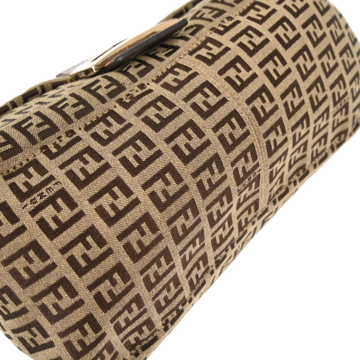 Fendi Beige Zucchino Mamma Baguette Handbag