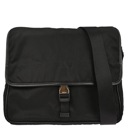 Prada Black Nylon Messenger Bag