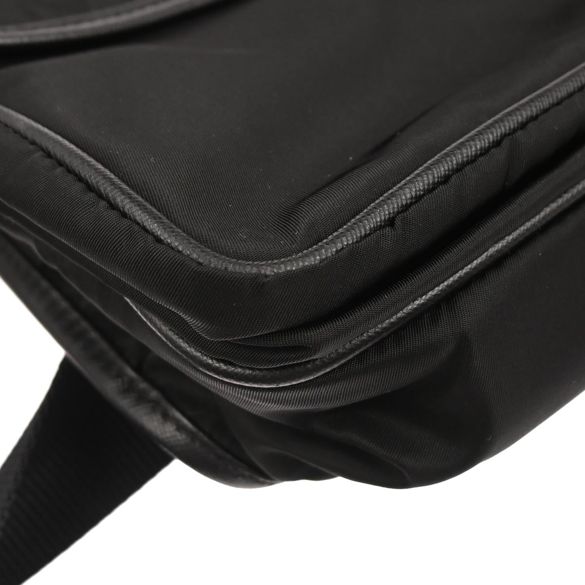 Prada Black Nylon Messenger Bag