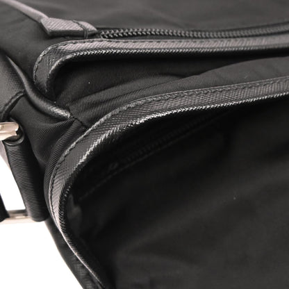 Prada Black Nylon Messenger Bag