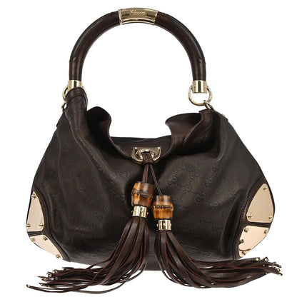 Gucci Brown Guccissima Handbag