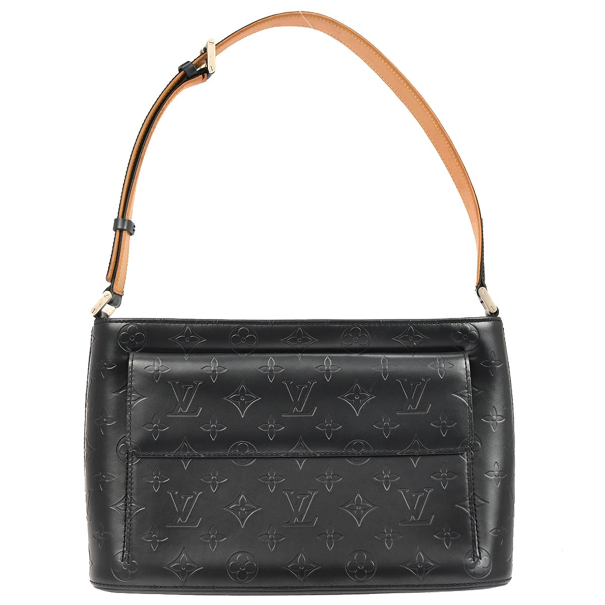 Louis Vuitton Blue Monogram Mat Alston Shoulder Bag M55125