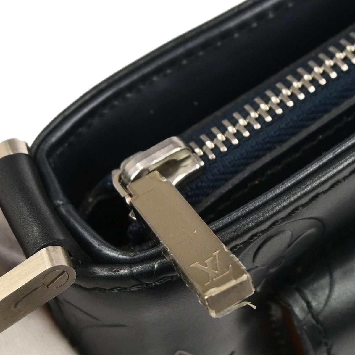 Louis Vuitton Blue Monogram Mat Alston Shoulder Bag M55125