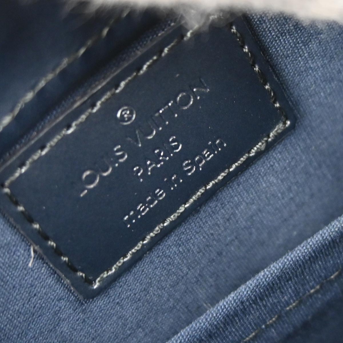 Louis Vuitton Blue Monogram Mat Alston Shoulder Bag M55125