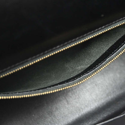 Hermes Black Box Calf Kelly 32 Sellier 2way Shoulder Handbag