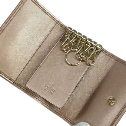 Gucci Key Case Beige GG Canvas Small Good