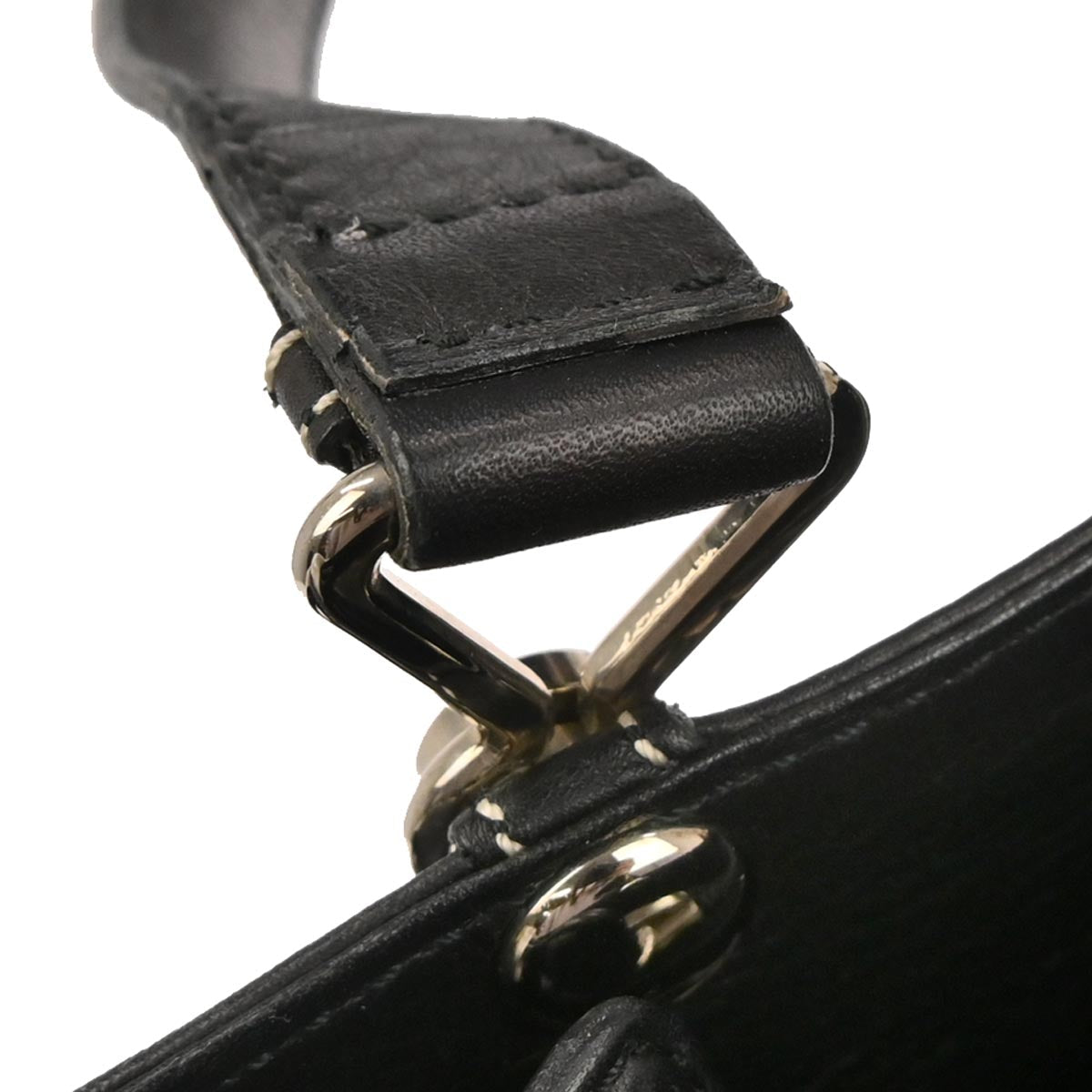 Christian Dior 2002 Navy Denim Belt Buckle Bag Handbag