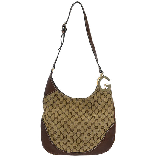 Gucci Brown GG Charlotte Hobo Shoulder Bag