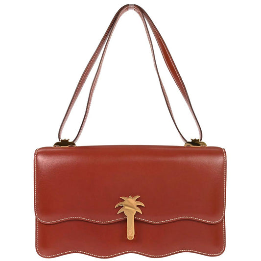 Hermes Brick Box Calf Palm Angels Shoulder Bag
