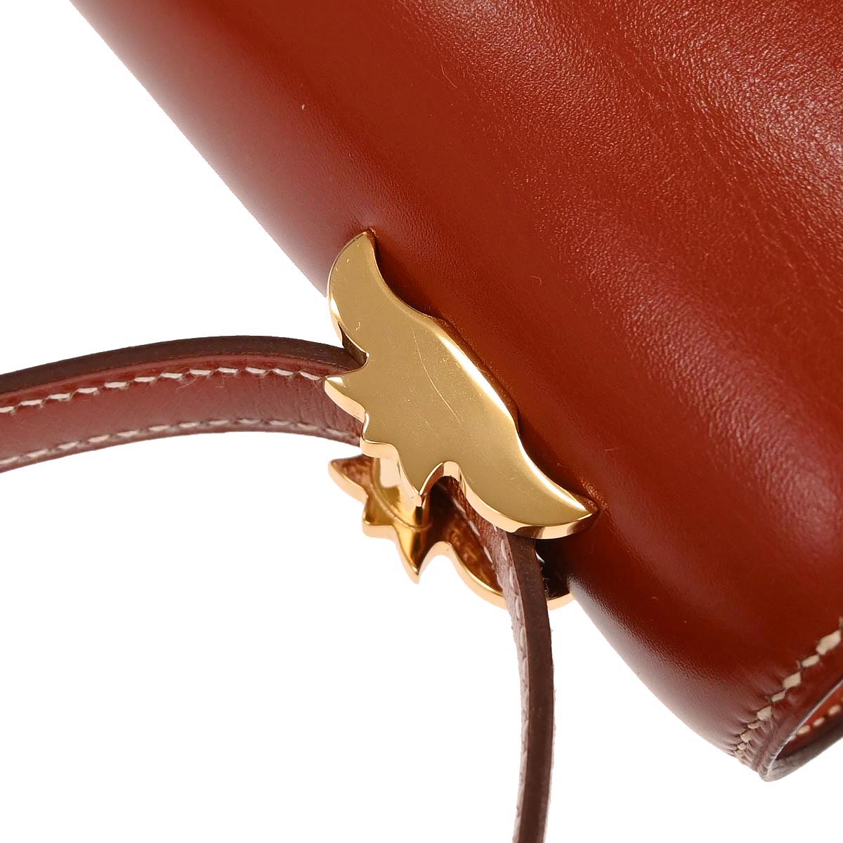 Hermes Brick Box Calf Palm Angels Shoulder Bag