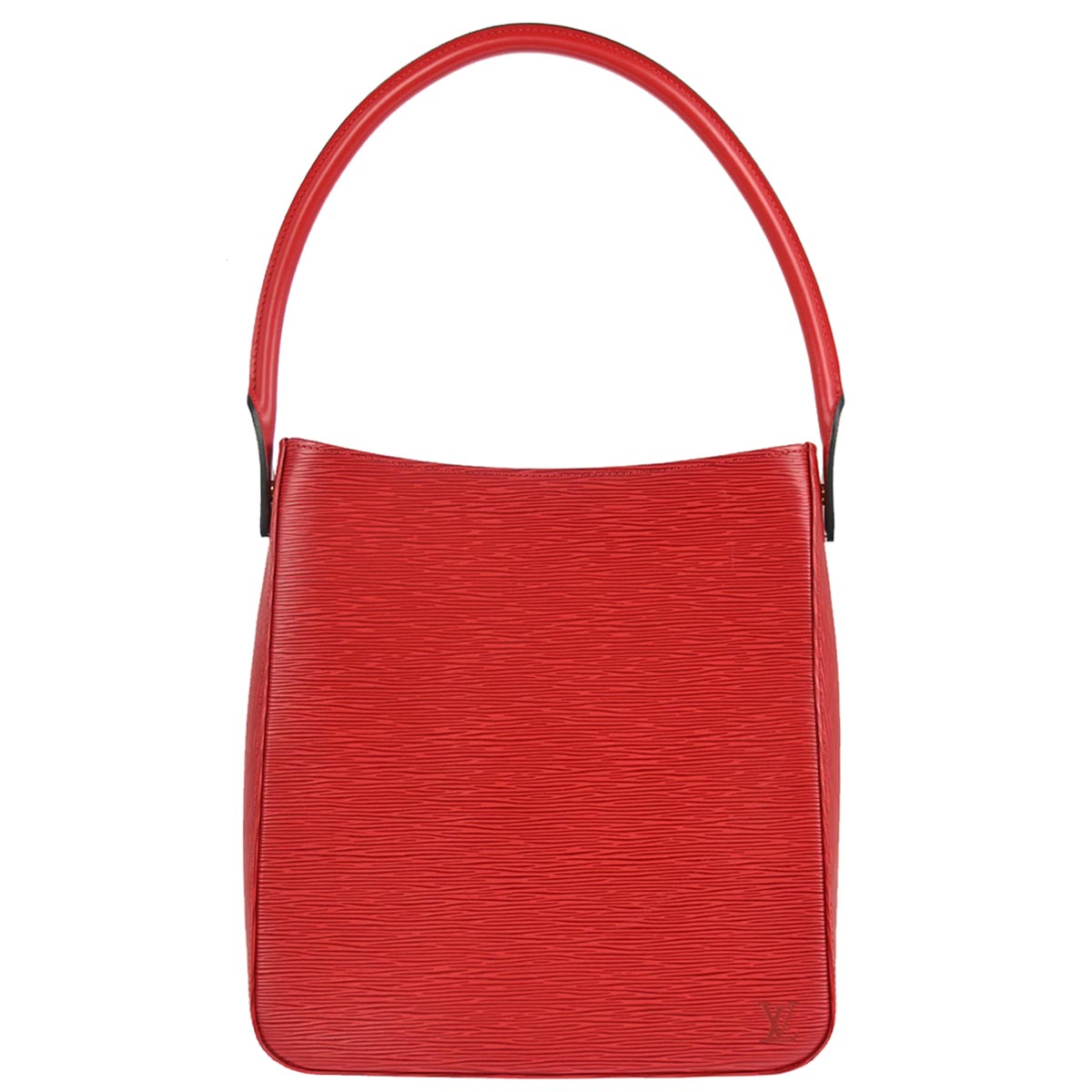Louis Vuitton Red Epi Looping GM Handbag