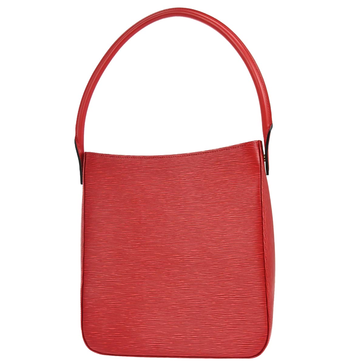 Louis Vuitton Red Epi Looping GM Handbag