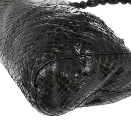 Christian Dior * Black Python Malice Handbag