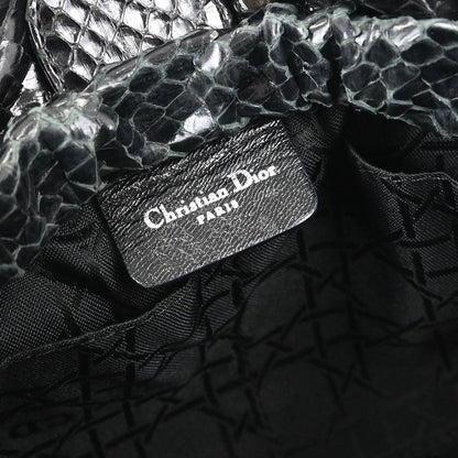 Christian Dior * Black Python Malice Handbag