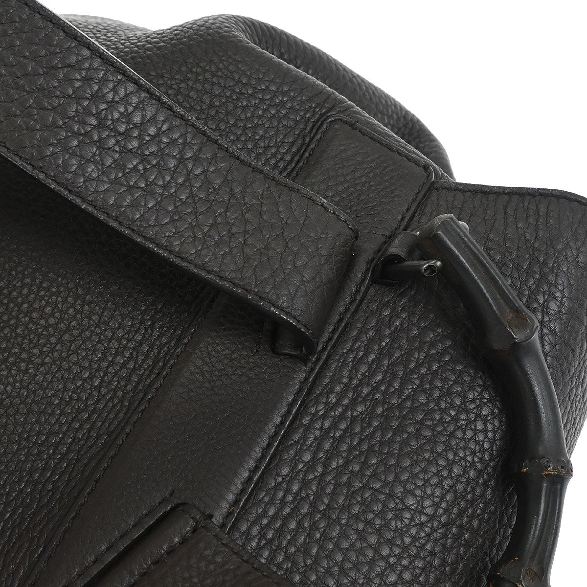 Gucci Dark Brown Bamboo Backpack