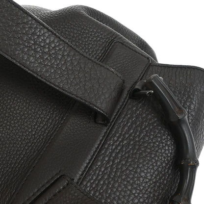 Gucci Dark Brown Bamboo Backpack