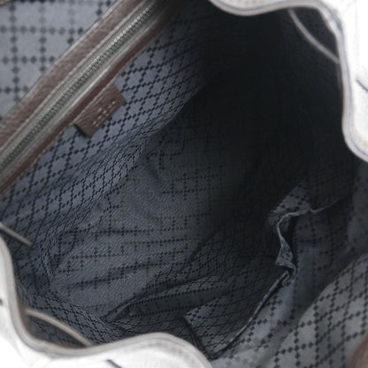 Gucci Dark Brown Bamboo Backpack