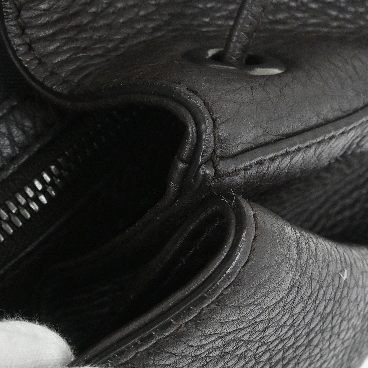 Gucci Dark Brown Bamboo Backpack